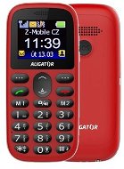 Aligator A510 Senior červený + stolná nabíjačka - Mobilný telefón