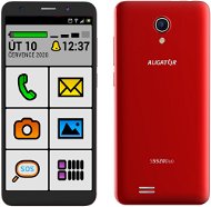 Aligator S5520 Senior, Red - Mobile Phone