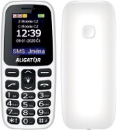 Aligator A220 Senior bílá - Mobilní telefon