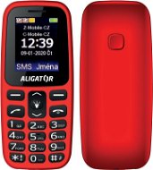 Aligator A220 Senior červený - Mobilný telefón