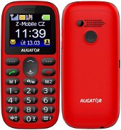Alligator A510 Senior Red - Mobile Phone