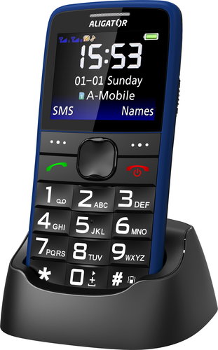 Alligator A675 Senior Blue - Mobile Phone - Main image