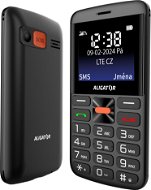 Aligator A910 Senior fekete + töltőállvány - Mobiltelefon