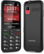 Aligator A930 GPS 4G Senior, fekete + töltőállvány - Mobiltelefon