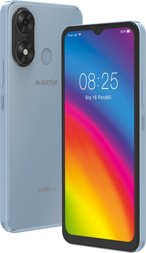 Aligator S6700 Duo 4GB/128GB kék - Mobiltelefon - Fő fotó