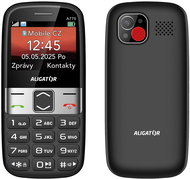 Aligator A775 Senior black + table charge. - Mobile Phone