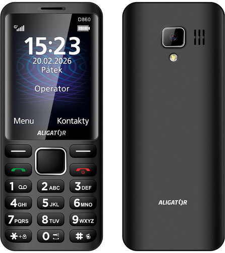 Aligator D860 Dual SIM schwarz - Handy - Hauptbild
