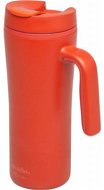 ALADDIN Recy Thermobecher mit einem Griff Flip-Seal ™ 350 ml rot - Thermotasse