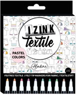 Aladine Pastel textile markers 10 colours - Felt Tip Pens
