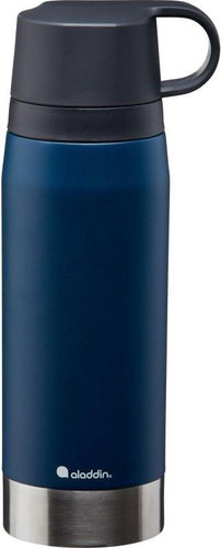 ALADDIN CityPark Thermavac™ Twin Cup 1 l stainless steel thermos with two cups Deep Navy - Thermos - Main image