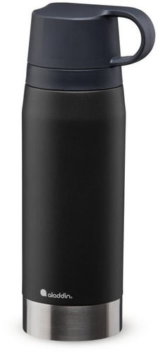 ALADDIN CityPark Thermavac™ Twin Cup 1 l stainless steel thermos with two cups Lava Black - Thermos - Main image
