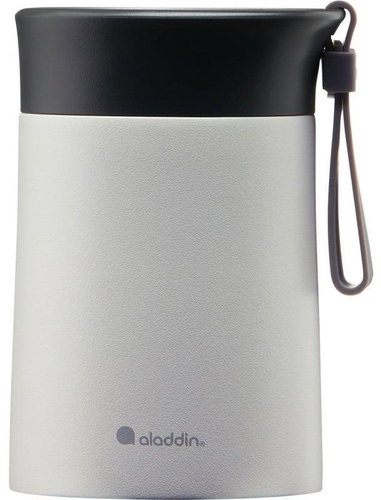 ALADDIN Bistro Thermavac™ Stainless Steel Vacuum Dining Thermos 400 ml Stone Grey - Insulated Food Jar - Main image
