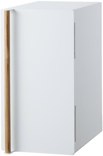 Yamazaki Vertical bread bin Tosca 5682, 24l, white - Breadbox - Main image