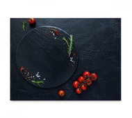 Allboards, Glass kitchen plate ROCK TOMATO STONE 30×40cm - cutting board - protective plate, DK30×4 - Cutting Board