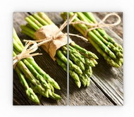 Glass kitchen plate KOSTKA LEDU 60×52cm - cutting board - protective plate, HC52×30_00006 - Cutting Board