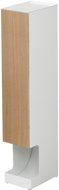 Toilet paper holder Yamazaki Rin 3528, metal/wood, white - Free Standing Toilet Roll Holder