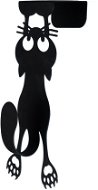 Balvi Cat 27039, 21 × 9 × hrúbka 8 cm, čierny - Vešiak