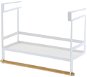 Shelf for glasses and towel Yamazaki Tosca 3498, 32,5 cm wide, white - Spice Rack