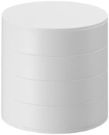 Yamazaki Jewelry organizer Tower 4068, plastic, h.10 cm, white - Jewellery Box