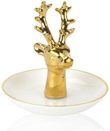 Andrea House Ring bowl BA69230 Deer, porcelain, h.11,5 cm - Jewellery Box
