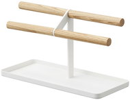 Yamazaki Tosca 5170 jewellery organiser, metal/wood, w.24 cm, white - Jewellery Stand
