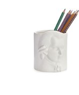 Balvi Amadeus Mozart 27221, ceramic, h.11,5 cm, white - Pencil Holder