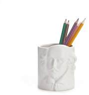 Balvi William Shakespeare 27222, ceramic, h.11,5 cm, white - Pencil Holder