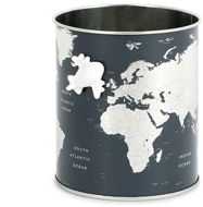 Balvi Globe 25567, metal, h.10 cm, black - Pencil Holder