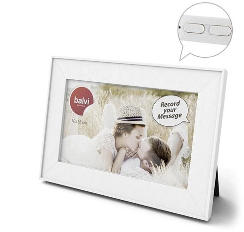 Balvi Fotorámeček Frame Message 25803, plast, 10×15cm, nahrávání vzkazů - Photo Frame - Main image