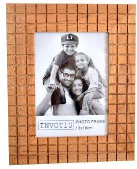 Invotis Fotorámeček Wood Square BD26, dřevo, 13×18 cm - Fotorámeček - Main image