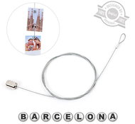 Balvi Závěsné lanko s magnetky na fotografie Barcelona 25593, 150cm - Photo Frame