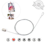 Balvi Závěsné lanko s magnetky na fotografie Paris 25594, 150cm - Photo Frame