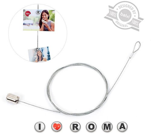 Balvi Hanging rope with magnets for photos Roma 25595, 150cm - Photo Frame - Main image