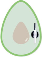 Balvi Magnetic marker board for fridge Avocado 27142, green - Magnetic Board