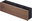5168, metal/wood, w.45 cm, black