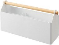 Yamazaki Office organizer Tosca 4152, metal/wood, 27 cm wide, white - Pencil Holder