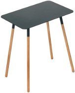Yamazaki Odkladací stolík Plain 3508, kov/drevo, čierny - Odkladací stolík