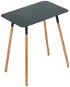 Yamazaki Odkládací stolek Plain 3508, kov/dřevo, černý - Odkládací stolek
