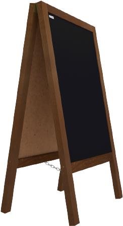 Allboards Advertising hook with chalkboard 118x61 cm, PK96 - Board - Main image