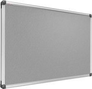 Allboards, Textile bulletin board 90x60 cm (grey), TF96S - Board