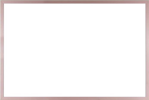 Allboards white magnetic board in pink frame 90x60cm, TMD9R - Board - Main image