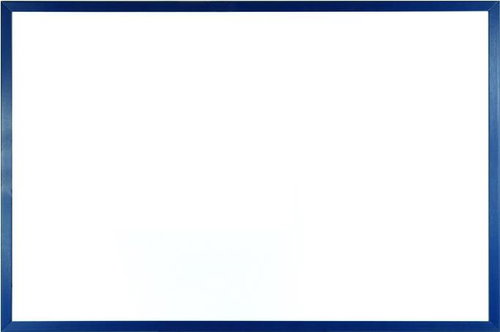 Allboards white magnetic board in blue frame 90x60cm, TMD96G - Board - Main image