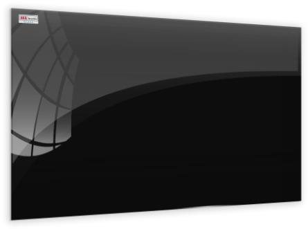 Allboards, Glass magnetic board - black, 150x100, TS150x100BK - Board - Main image
