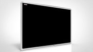 Black magnetic board in aluminium frame 90x60cm - Board