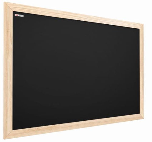 Allboards, black chalkboard in wooden frame 60x40 cm, TB64D - Board - Main image