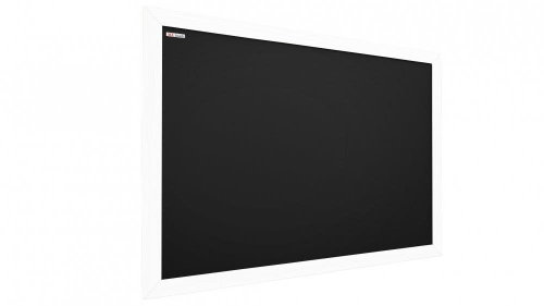 Allboards, black chalkboard in white wooden frame 60x40 cm, TB64B - Board - Main image