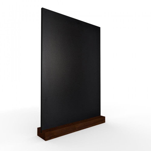 Allboards, Black chalk double-sided board A5 - suitable for table, TBSA5 - Board - Main image