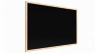 Black chalk magnetic board in wooden frame 80x50 cm - Board