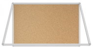 Allboards, Cork display case in aluminium frame - 120x90 cm, SC129C - Board