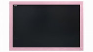 Allboards, Black chalk board in wooden frame 90x60 cm-pink, TB96P - Board